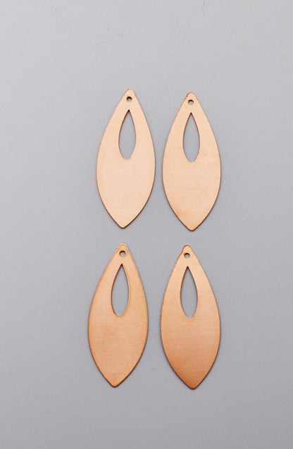 Copper - 256# Drop copper blank - 24 Gauge, Solid