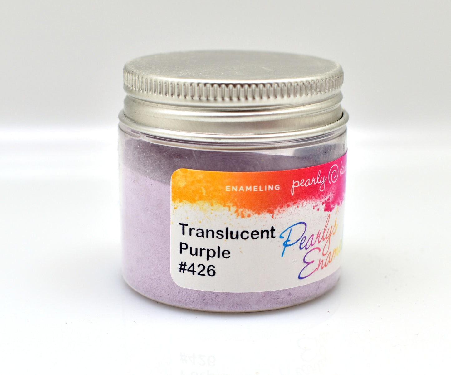 Pearly's Enamel Powder No. 426 Translucent Purple 3oz. (85gr.) Great for torch/kiln/Cloisonné and Wet Packing Enameling