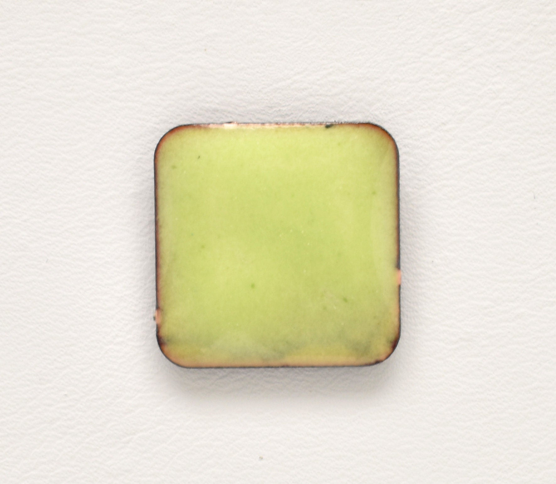 Pearly's Enamel Powder No. 450 Opaque Light Yellow Green 3oz. (85gr.) Great for torch/kiln/Cloisonné and Wet Packing Enameling