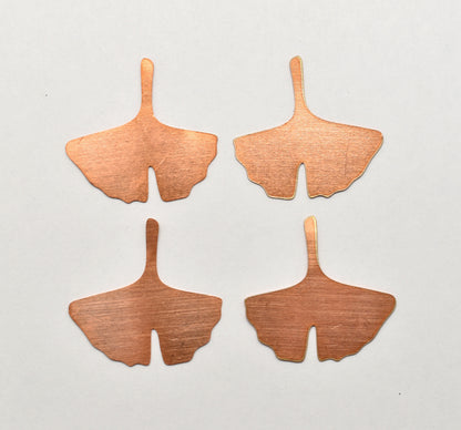 Copper Blanks - 261# leaf copper blank , stamped enamel , solid copper, stamping blank, personalized copper blank, raw copper