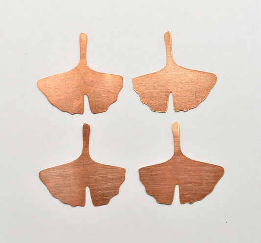 Copper Blanks - 261# leaf copper blank , stamped enamel , solid copper, stamping blank, personalized copper blank, raw copper