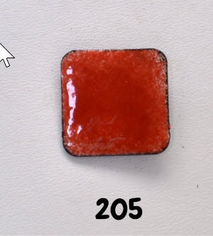 Pearly's Enamel Powder Red/Orange/Yellow 3oz. (85gr.) Great for torch/kiln/Cloisonné and Wet Packing Enameling