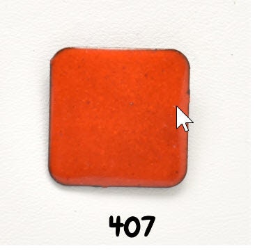Pearly's Enamel Powder Red/Orange/Yellow 3oz. (85gr.) Great for torch/kiln/Cloisonné and Wet Packing Enameling