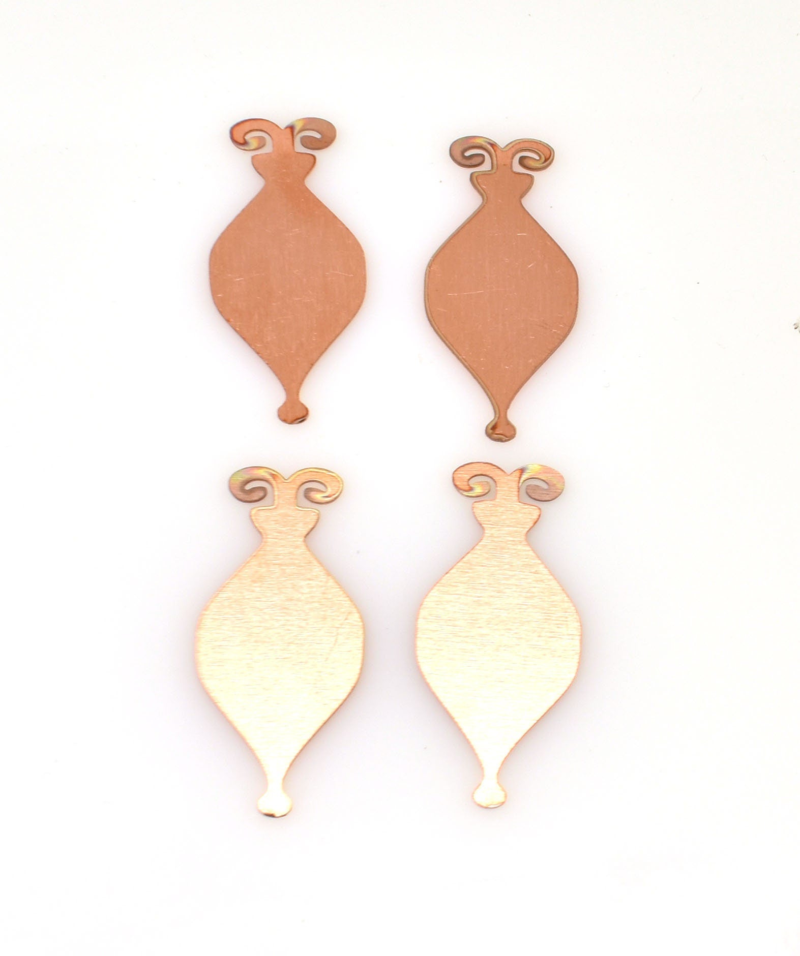 Copper - 316# Christmas Elements copper blank , stamped enamel , solid copper, stamping blank, personalized copper blank, raw copper