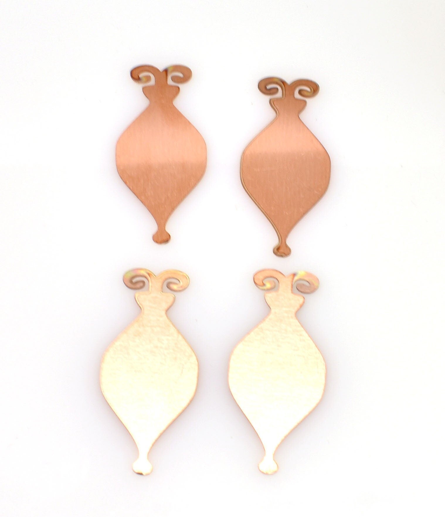 Copper - 316# Christmas Elements copper blank , stamped enamel , solid copper, stamping blank, personalized copper blank, raw copper
