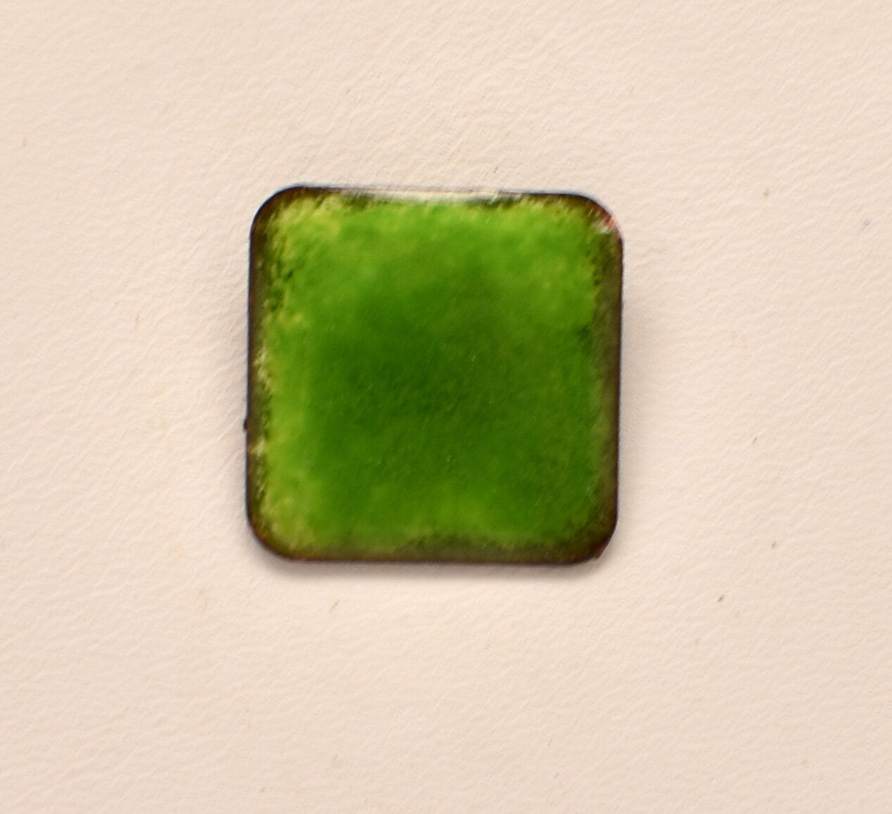 Pearly's Enamel Powder No. 220 Transparent Bean Green 3oz. (85gr.) Great for torch/kiln/Cloisonné and Wet Packing Enameling