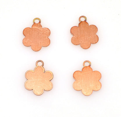 Copper - 209# Flower copper blank, 24ga, copper blank