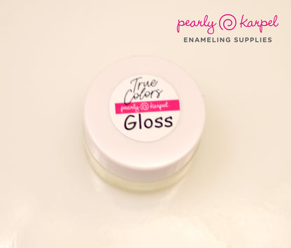 Enameling Supplies Gloss For Enamele Paints -Add on top of "Enamele Paints" and "Cool Hot paints" - for shiny effect - lead free
