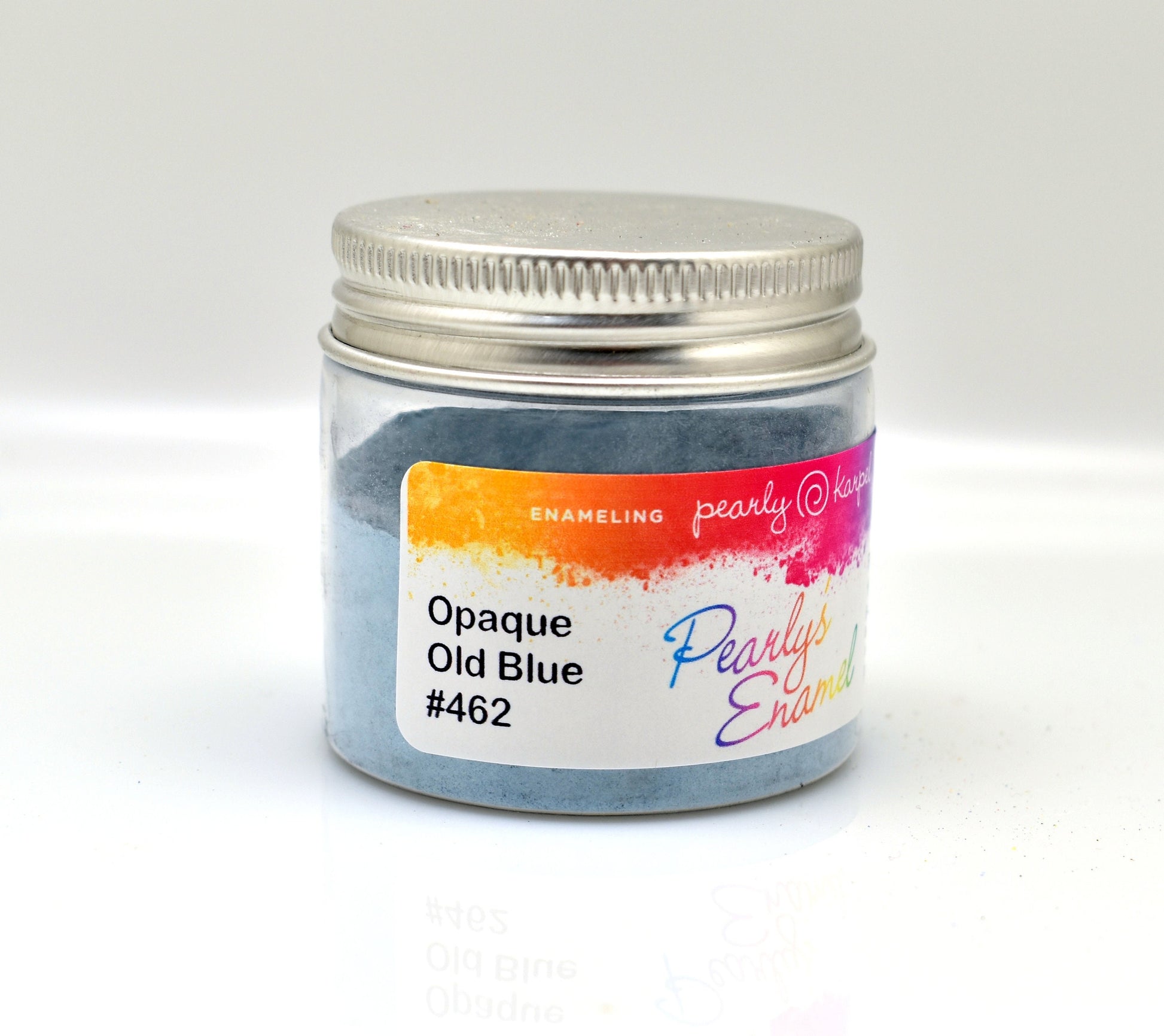 Pearly's Enamel Powder No. 462 Opaque old blue 3oz. (85gr.) Great for torch/kiln/Cloisonné and Wet Packing Enameling