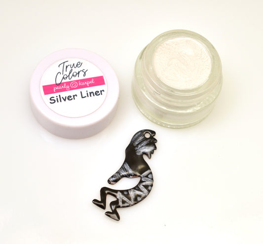 Silver Liner - lead free - great for adding metallic detailds and contour on enameled components