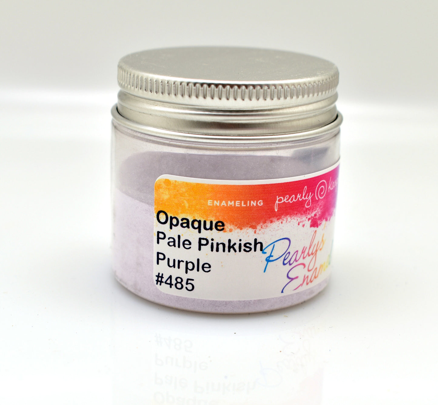 Pearly's Enamel Powder No. 485 Opaque pale pinkish purple 3oz. (85gr.) Great for torch/kiln/Cloisonné and Wet Packing Enameling