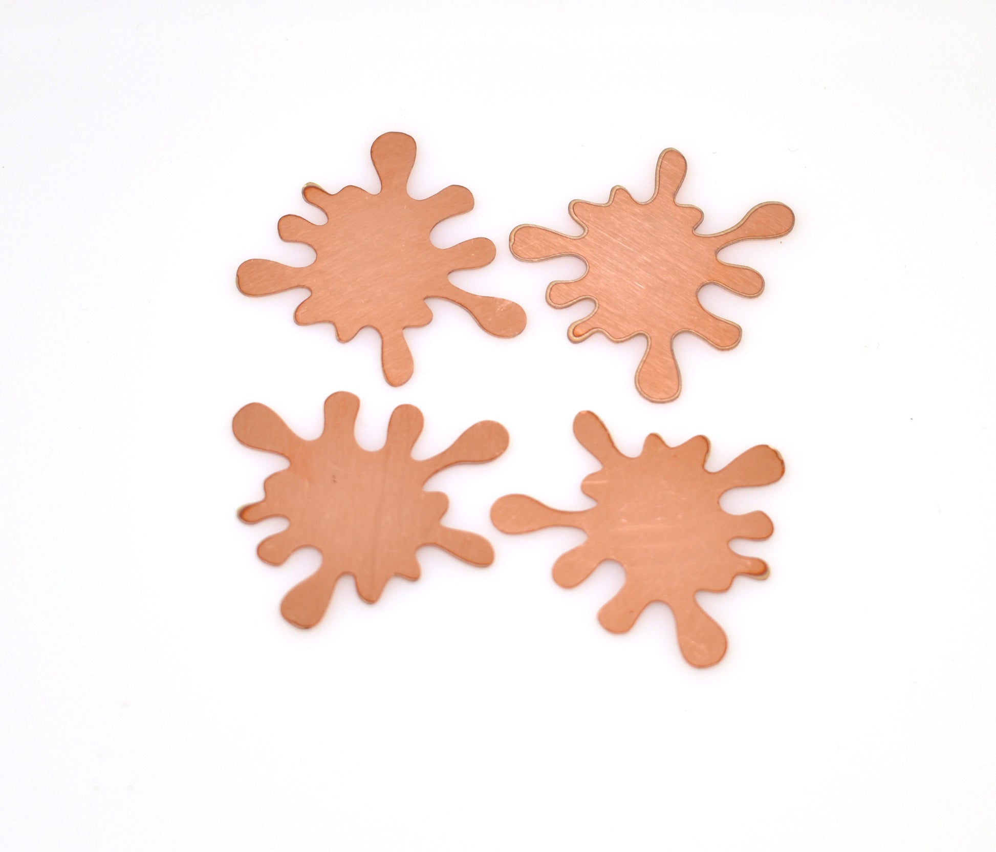 Copper - Sale 329# 35mm New Splash Copper blank , stamped enamel , solid copper, stamping blank, personalized copper blank, raw copper