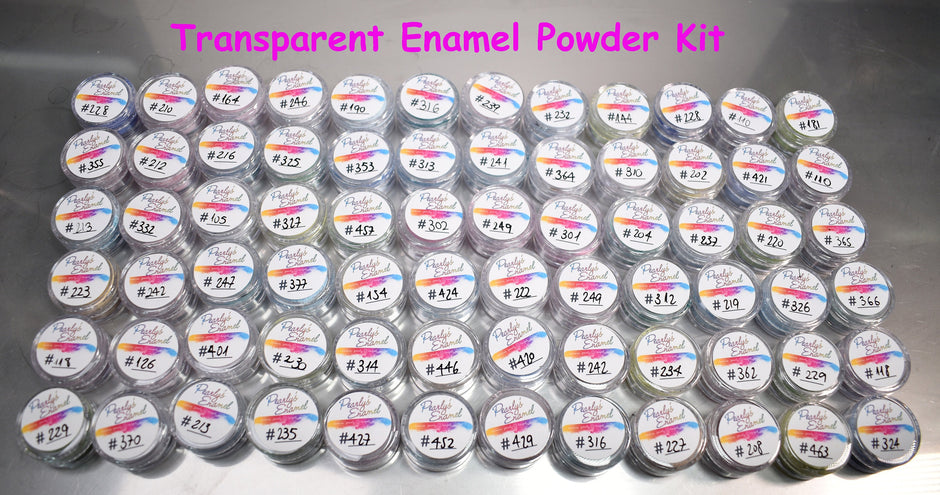 Enamel Powders for Copper, Silver & Gold – Pearly's Supply