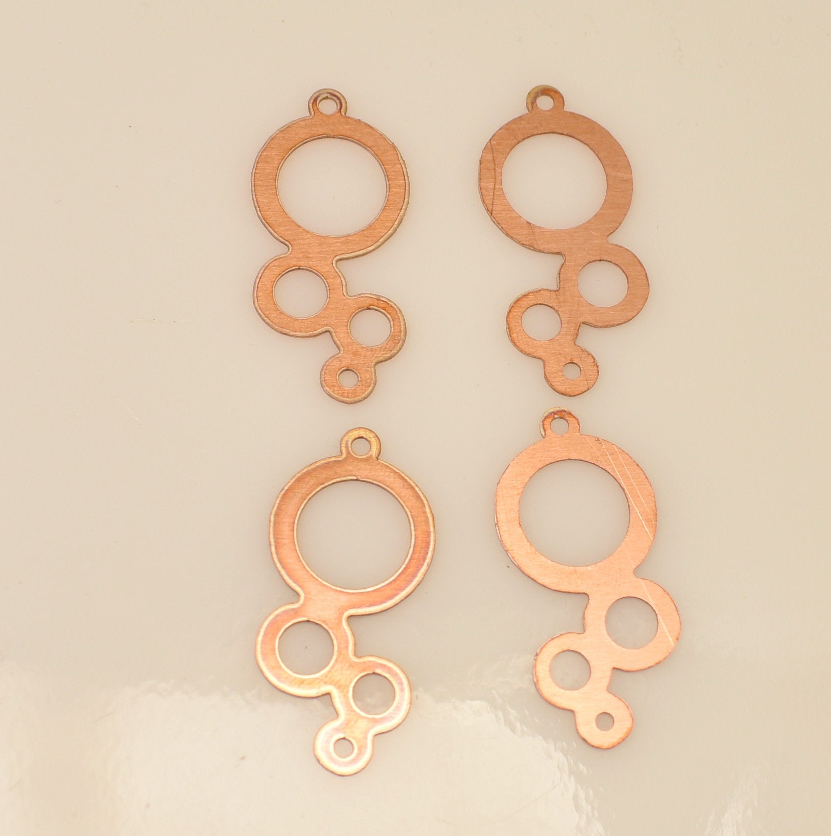 Copper Blanks - 373# Circles copper blank 24 Gauge, Solid