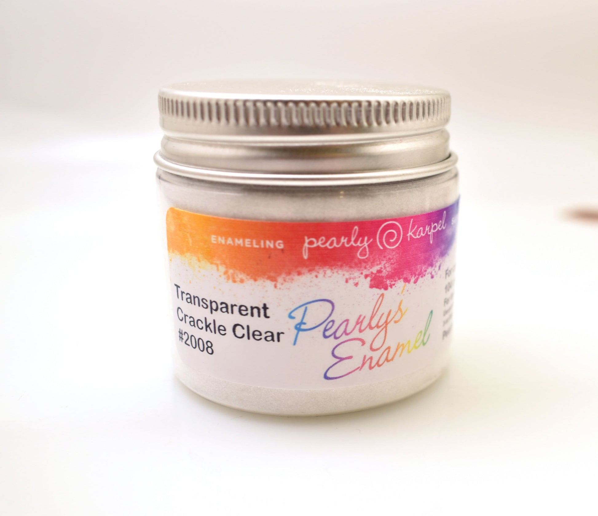 Pearly's Enamel Transparent Crackle Clear 2008 3oz. (85gr.) Great also for Cloisonné Enameling/Wet Packing Enamels