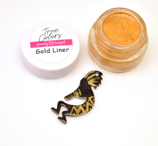Enameling Supplies Gold Liner - lead free - great for adding metallic detailds and contour on enameled components
