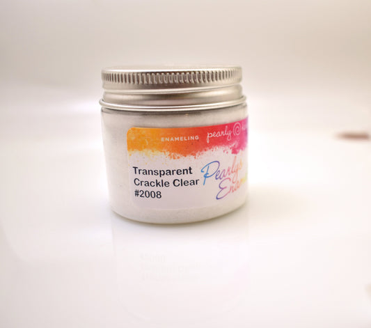 Pearly's Enamel Transparent Crackle Clear 2008 3oz. (85gr.) Great also for Cloisonné Enameling/Wet Packing Enamels