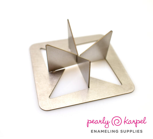 Paints - 4 Point Trivet for Torch Firing, Enameling, Diameter 3", Hight 1"