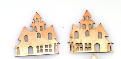 Halloween Copper Blanks 401# Halloween castle copper blank, Halloween, solid copper, enamel, stamping blank, copper blank, raw copper