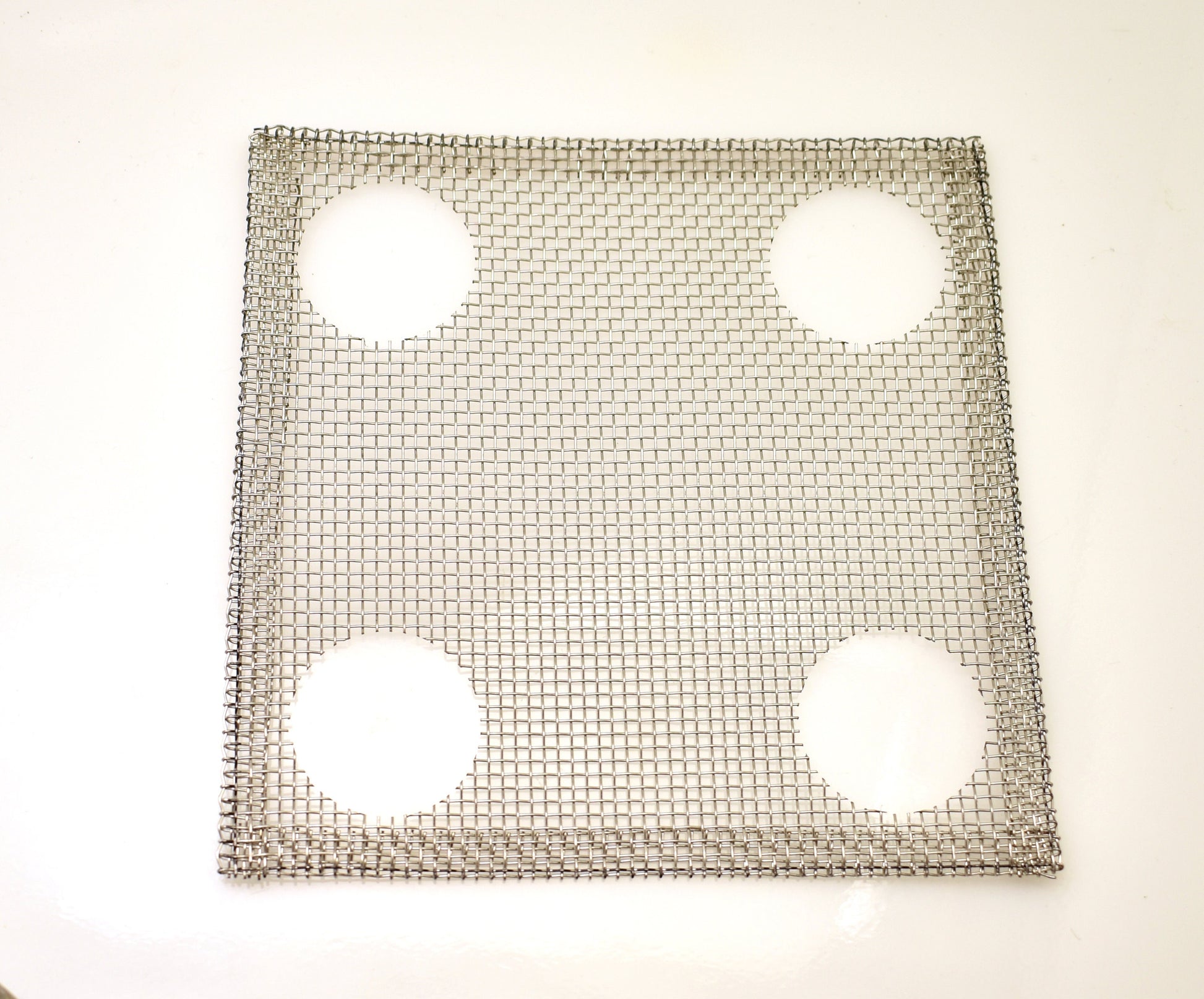 Enameling Supplies 0.5mm strong high quality Wire mesh net 6*6 with 4 holes for Torch Fired Enameling