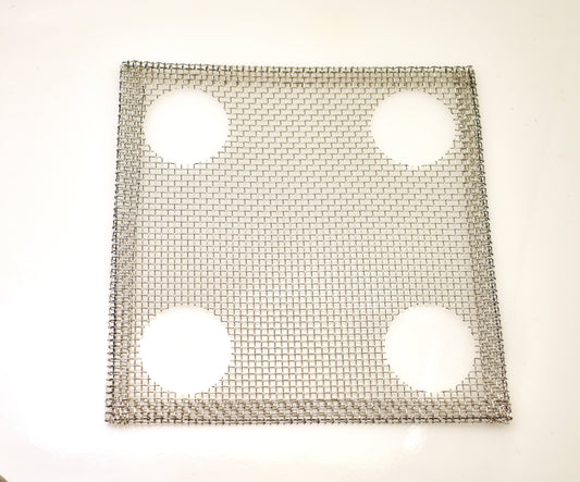 Enameling Supplies 0.5mm strong high quality Wire mesh net 6*6 with 4 holes for Torch Fired Enameling