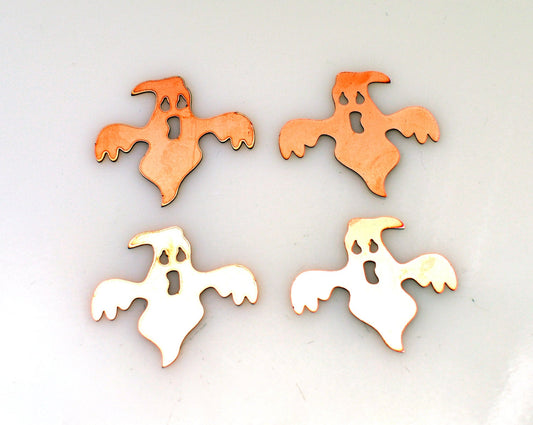Halloween Copper Blanks 399# Ghost copper blank, stamped enamel, solid copper, stamping blank, personalized, copper blank, raw copper
