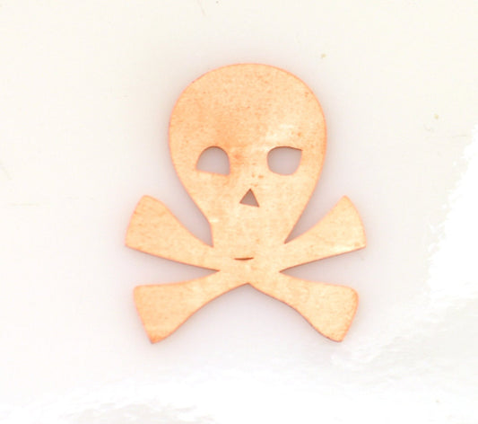 Halloween Copper Blanks - 408# Halloween skull copper blank - 24 Gauge, raw Solid
