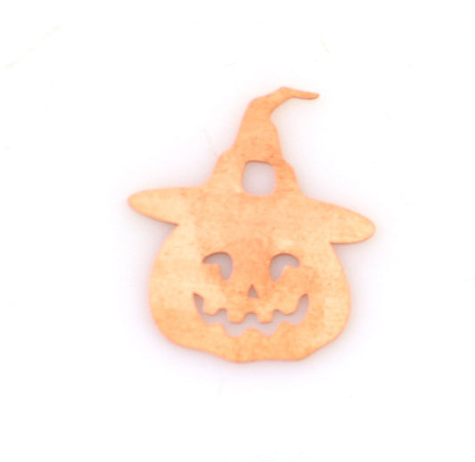 Halloween Copper Blanks - 407# Halloween pumpkin copper blank - 24 Gauge, Solid