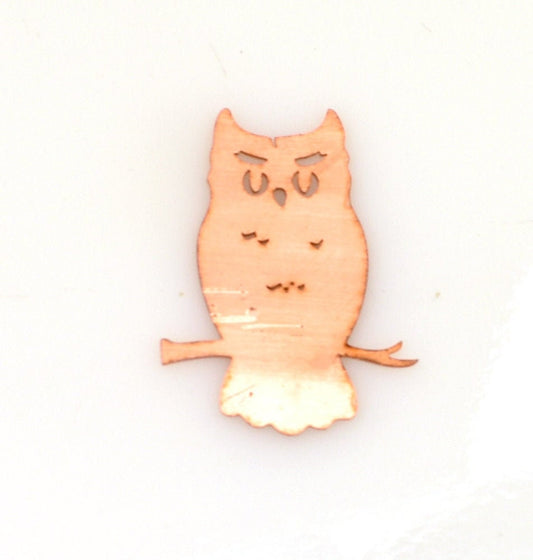 Halloween Copper Blanks - 404# Halloween Owl copper blank - 24 Gauge, raw Solid