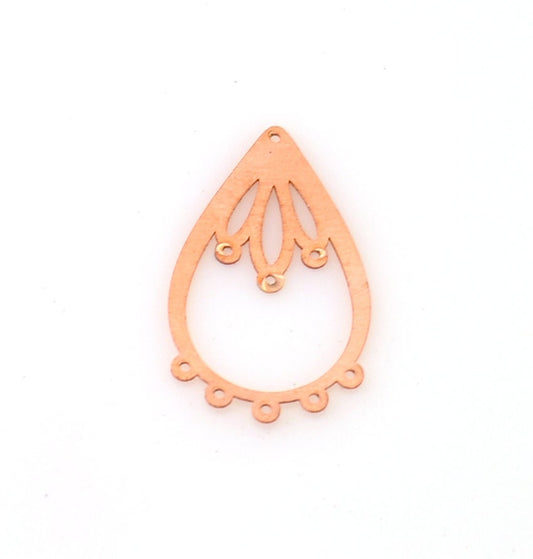 Copper - 455# Drop Copper blank - 24 Gauge, Solid