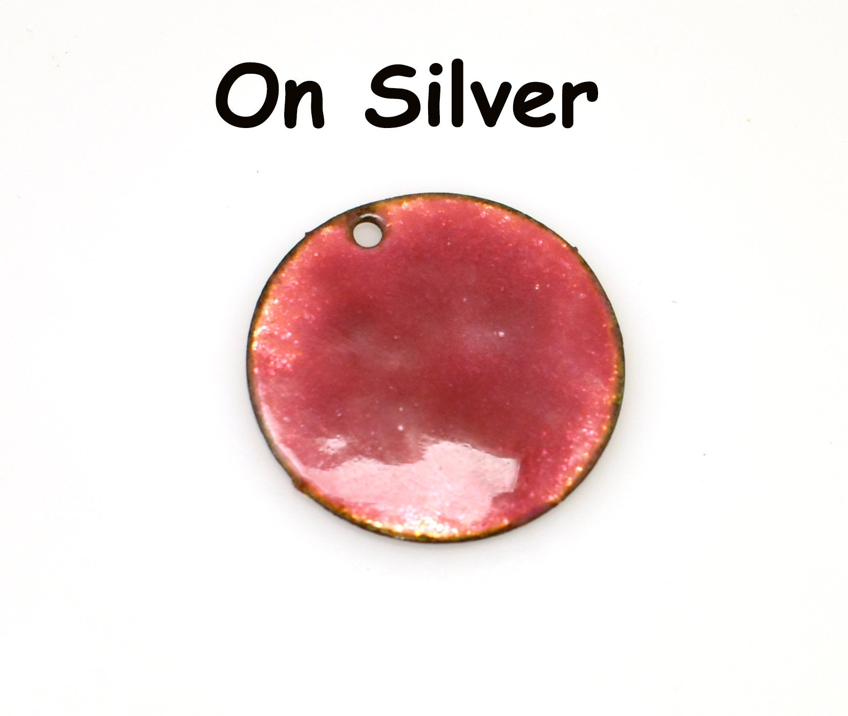 Pearly's Enamel Powder No. 368 Transparent French Rose 1oz. Great for torch/kiln/Cloisonné and Wet Packing Enameling