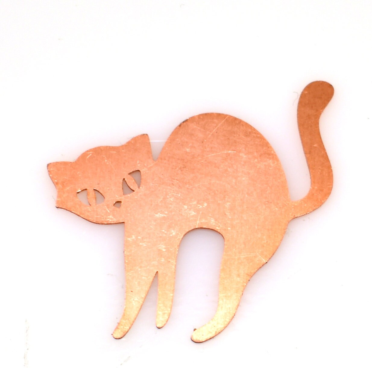 Halloween Copper Blanks - 406# Halloween Cat copper,stamped solid copper, stamping blank, personalized,copper blank, raw copper