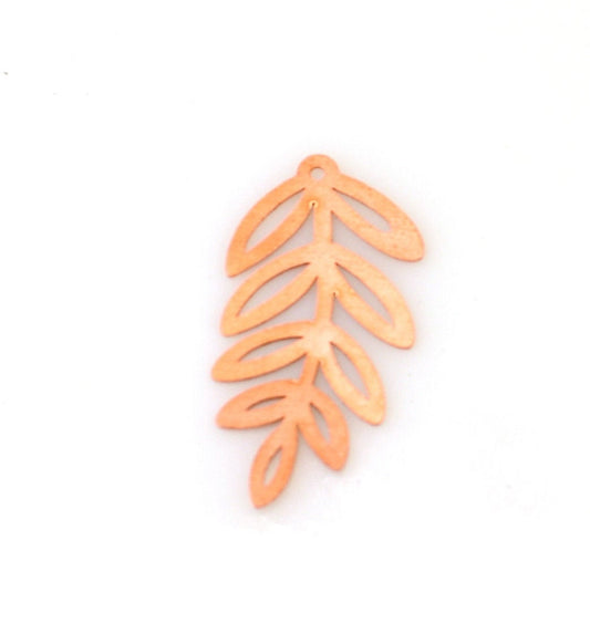 Copper Blanks - 474# Leaf Copper blank - 24 Gauge, Solid