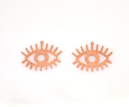 Copper Blanks - 491# Eye Copper Blank - 24 Gauge, Solid