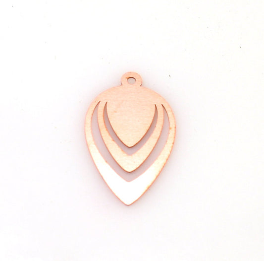 Copper Blanks - 426# Drop Copper blank - 24 Gauge, Solid