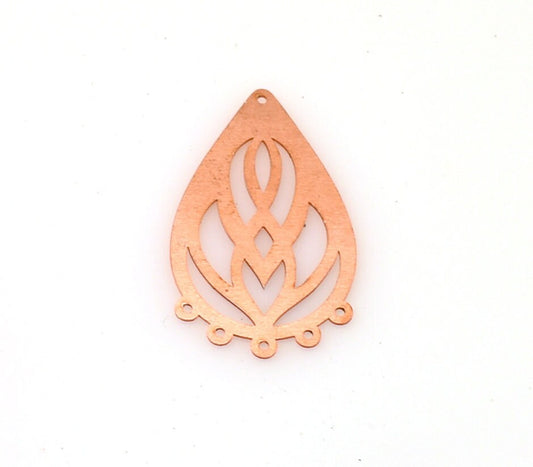 Copper Blanks - 453# Drop Copper blank - 24 Gauge, Solid