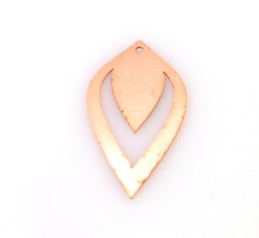 Copper Blanks - 461# Drop Copper blank - 24 Gauge, Solid