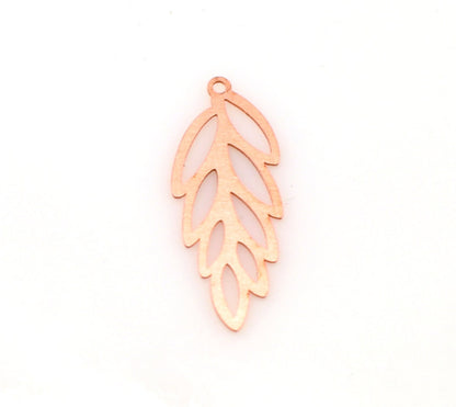 Copper Blanks - 462# Leaf Copper blank - 24 Gauge, Solid