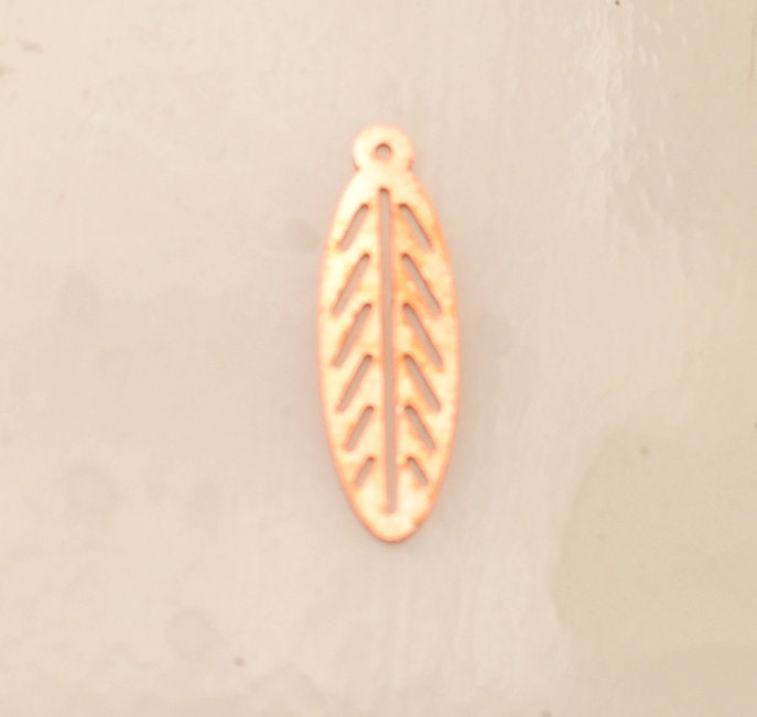 Copper Blanks - 469# Leaf Copper blank - 24 Gauge, Solid