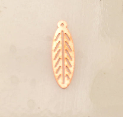 Copper Blanks - 469# Leaf Copper blank - 24 Gauge, Solid