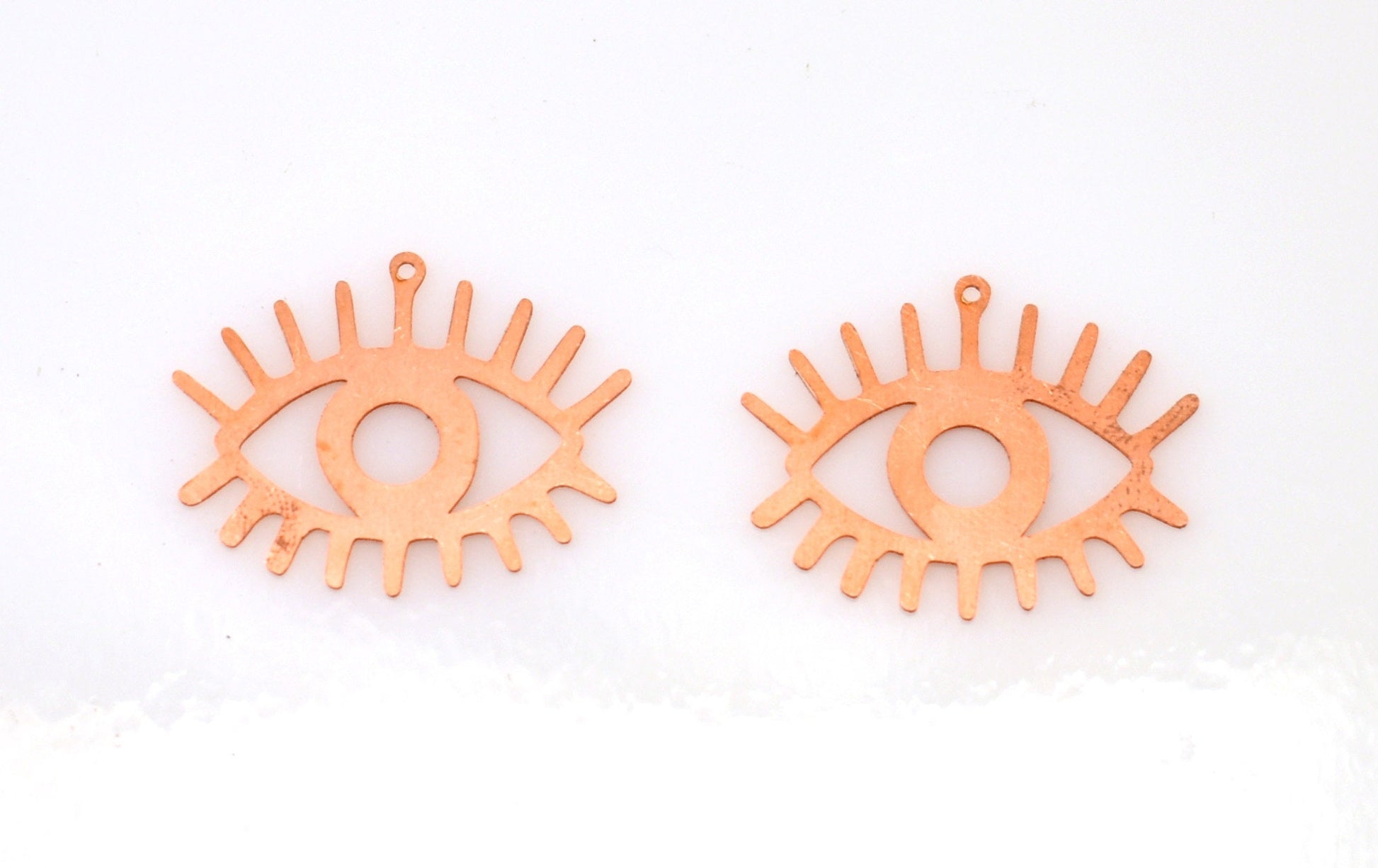 Copper Blanks - 491# Eye Copper Blank - 24 Gauge, Solid