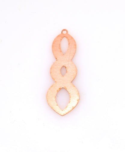 Copper Blanks - 508# Loops copper blank 24 Gauge, Solid