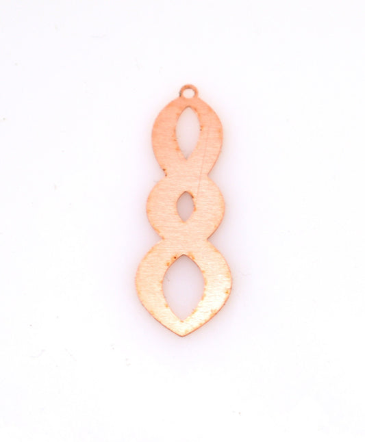 Copper Blanks - 508# Loops copper blank 24 Gauge, Solid