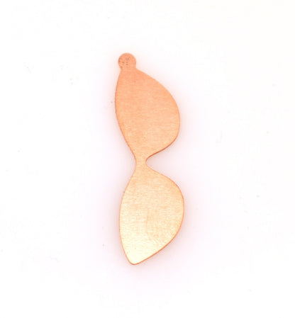 Copper - 535# Glasses copper blank 24 Gauge, Solid