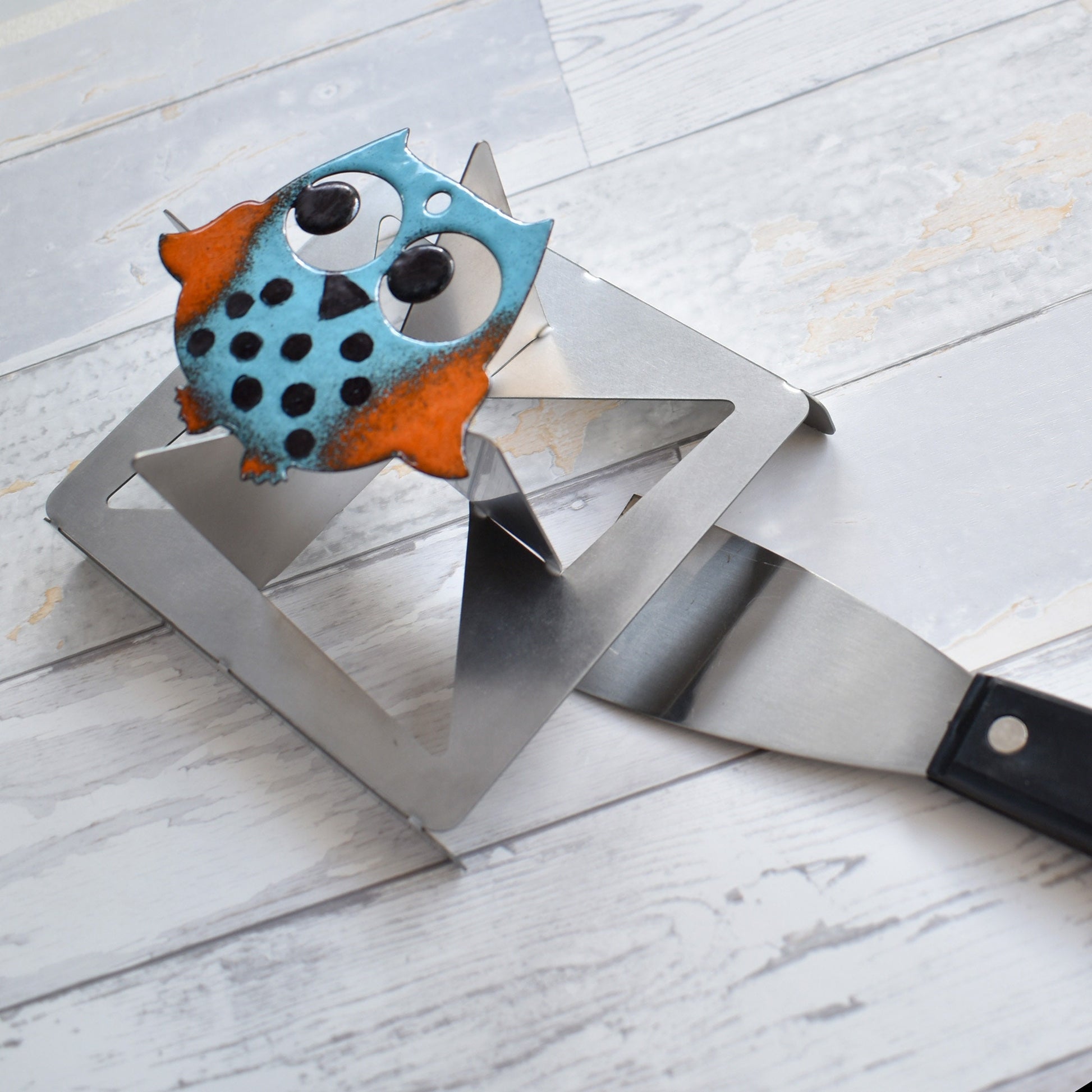 Jumbo 4 Points Trivet with legs for Torch Firing and Kiln Enameling, size 5.9"*5.3 hight 3.5" - fit to "Pearly's Enameling Station"