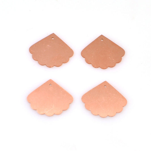 Copper Blanks - 552# Fan copper blank - 24 Gauge, raw Solid