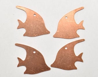 Copper Blanks - Sea Animals copper blank - 24 Gauge, Solid