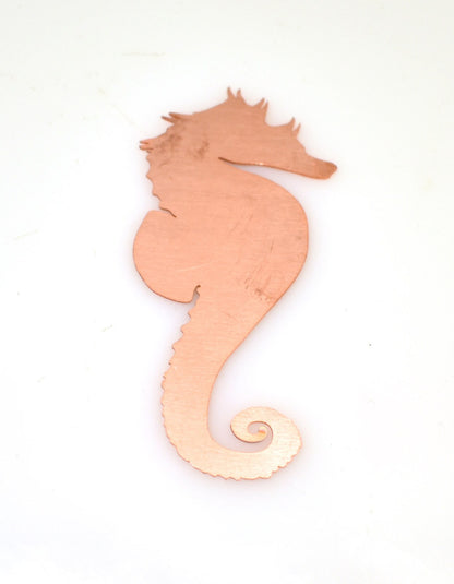 Copper Blanks - 562# Seahorse Copper blank - 24Gauge, Solid