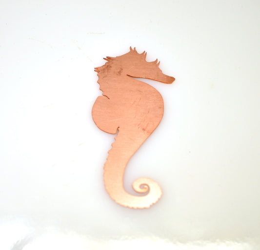 Copper Blanks - 562# Seahorse Copper blank - 24Gauge, Solid