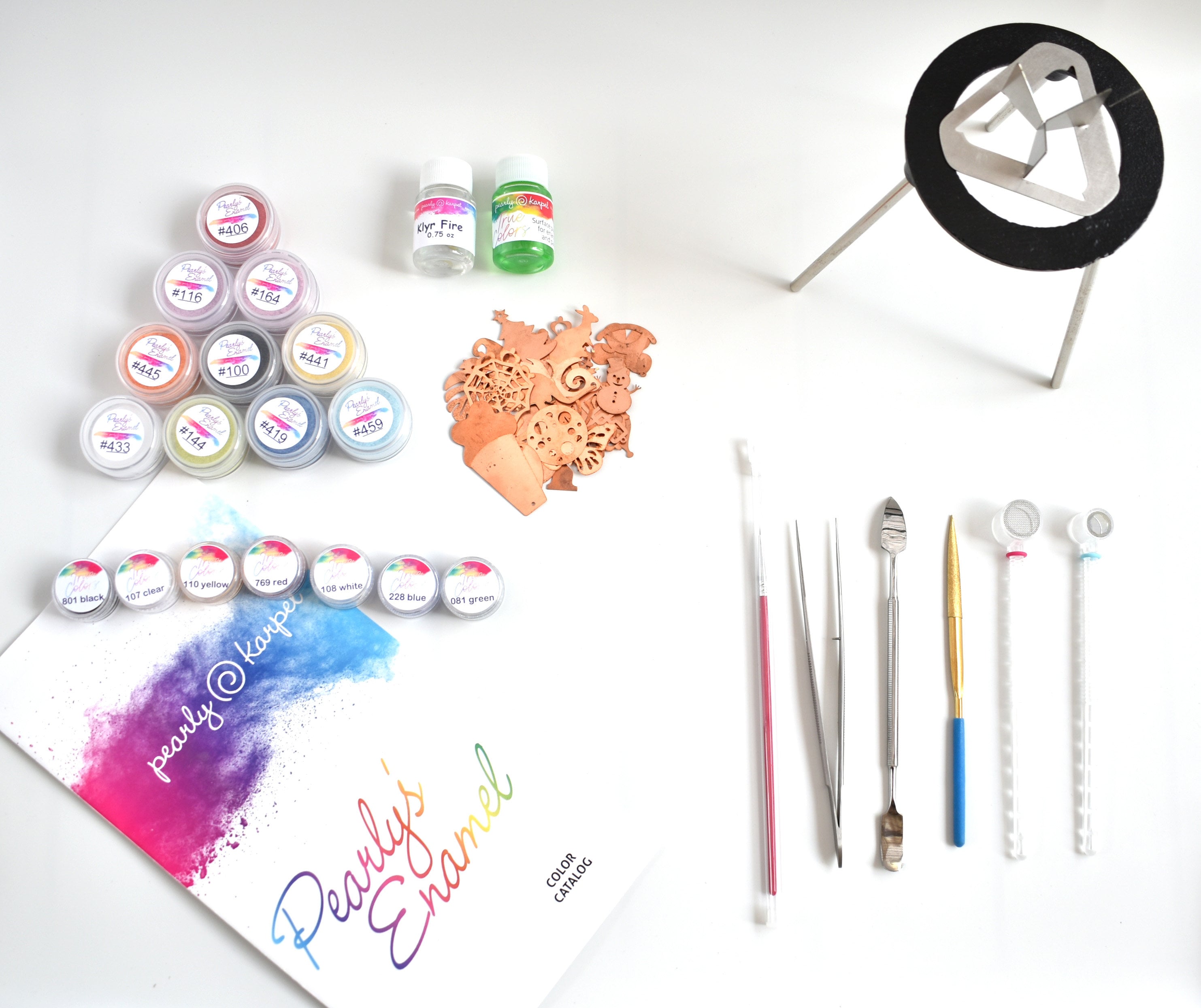 Enameling Supplies The Enamel Kit For Beginner - Fulfill your dream and become an enamel artisan. It has never been easier.